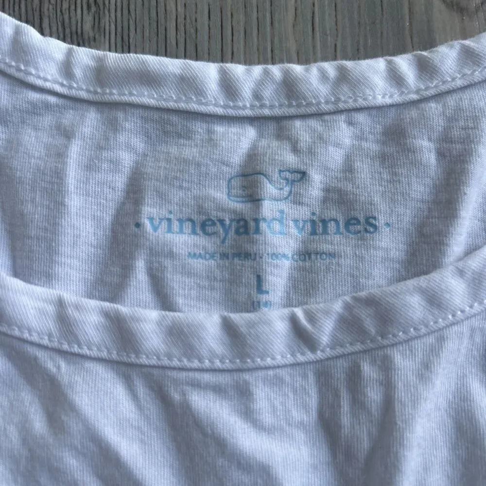 Vineyard Vines Girls Colorblocked Nautical Beachy Preppy Pastel Dress Size L